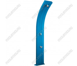Душ солнечный AquaViva Dada 30л Light Blue, Алюминиевый с мойкой для ног