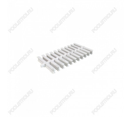 Переливная решетка 1-е. соед. AquaViva 145*25mm Classik 44 шт/1м. пог