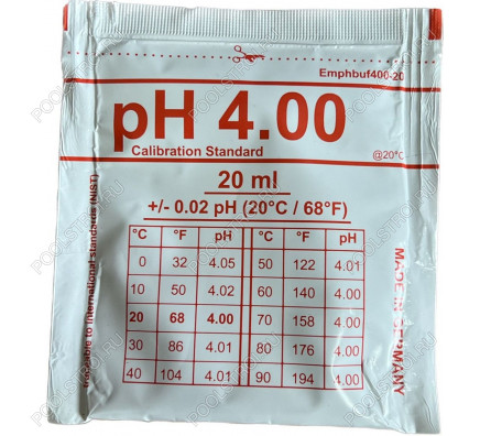 Калибровочный раствор pH 4.00 20ml