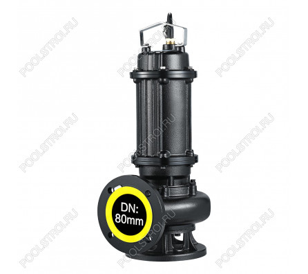 Фекальный насос AquaViva 100WQ85-15-7,5 кВт с канальным раб. колесом