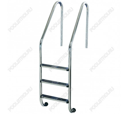Лестница Flexinox STANDARD 3 ст AISI-304, для широкого борта