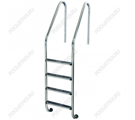 Лестница Flexinox STANDARD 4 ст AISI-304, для широкого борта